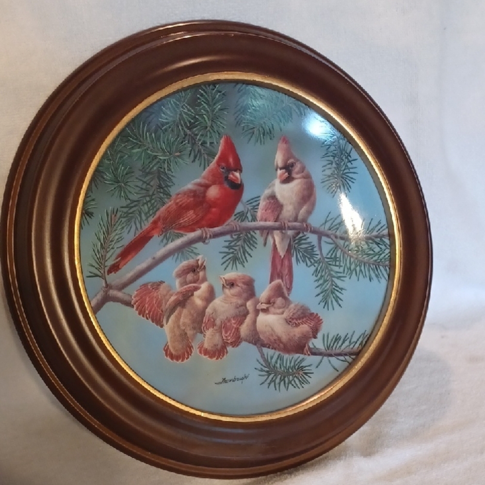 Knowles Cardinal Family Plate - The Singing Lesson, Plate No. 19870B